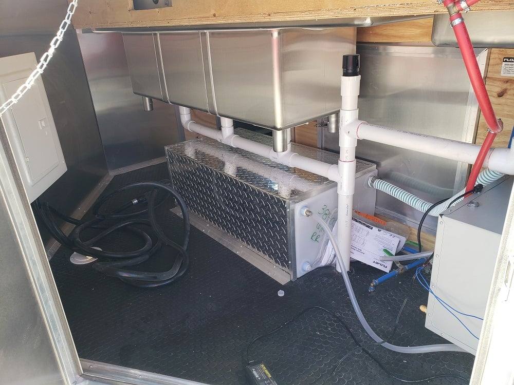 8.5' x 16' White Concession Food Trailer With Appliances - Image 9