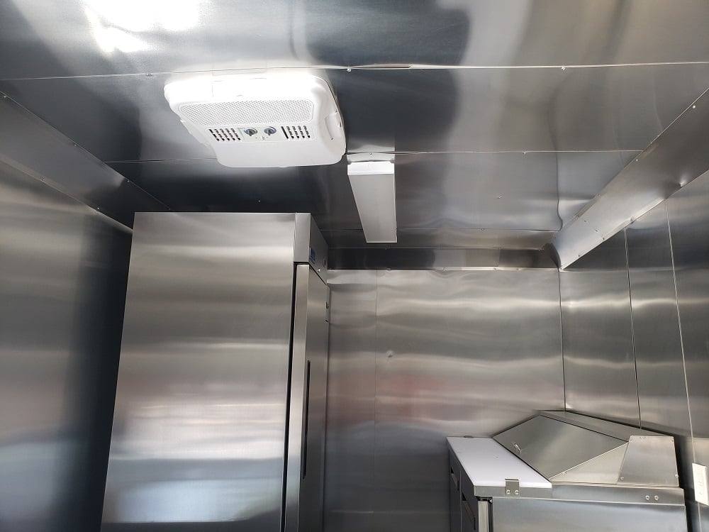 8.5' x 16' White Concession Food Trailer With Appliances - Image 6