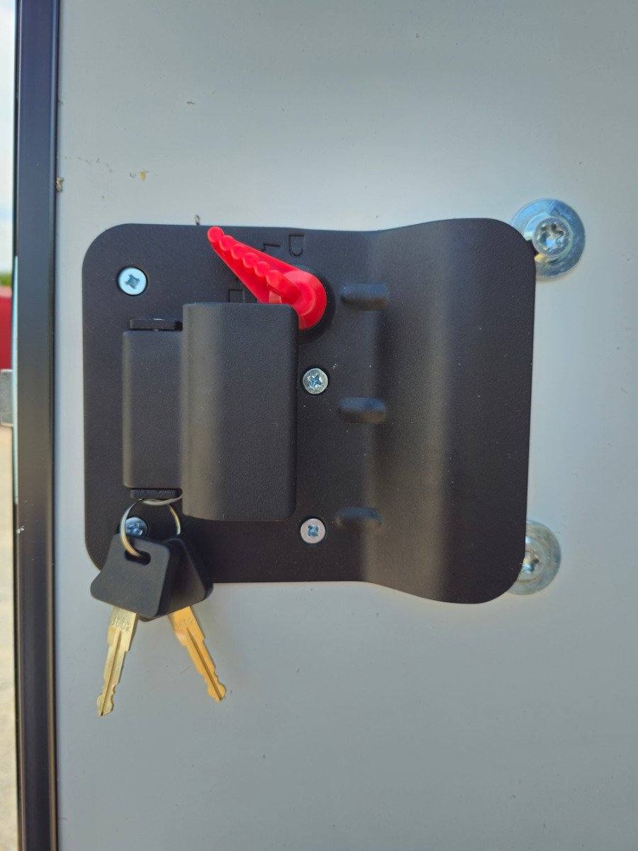 8.5' X 18' Black W Blackout Enclosed Marketing Trailer - Image 3