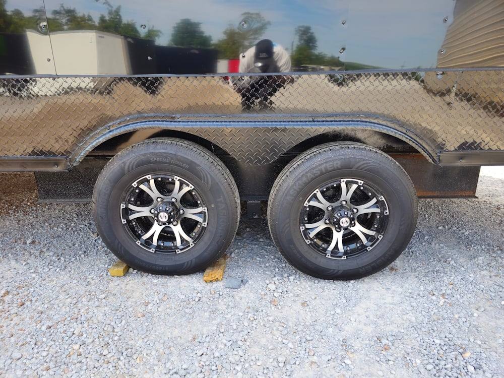 8.5' X 18' Black W Blackout Enclosed Marketing Trailer - Image 7