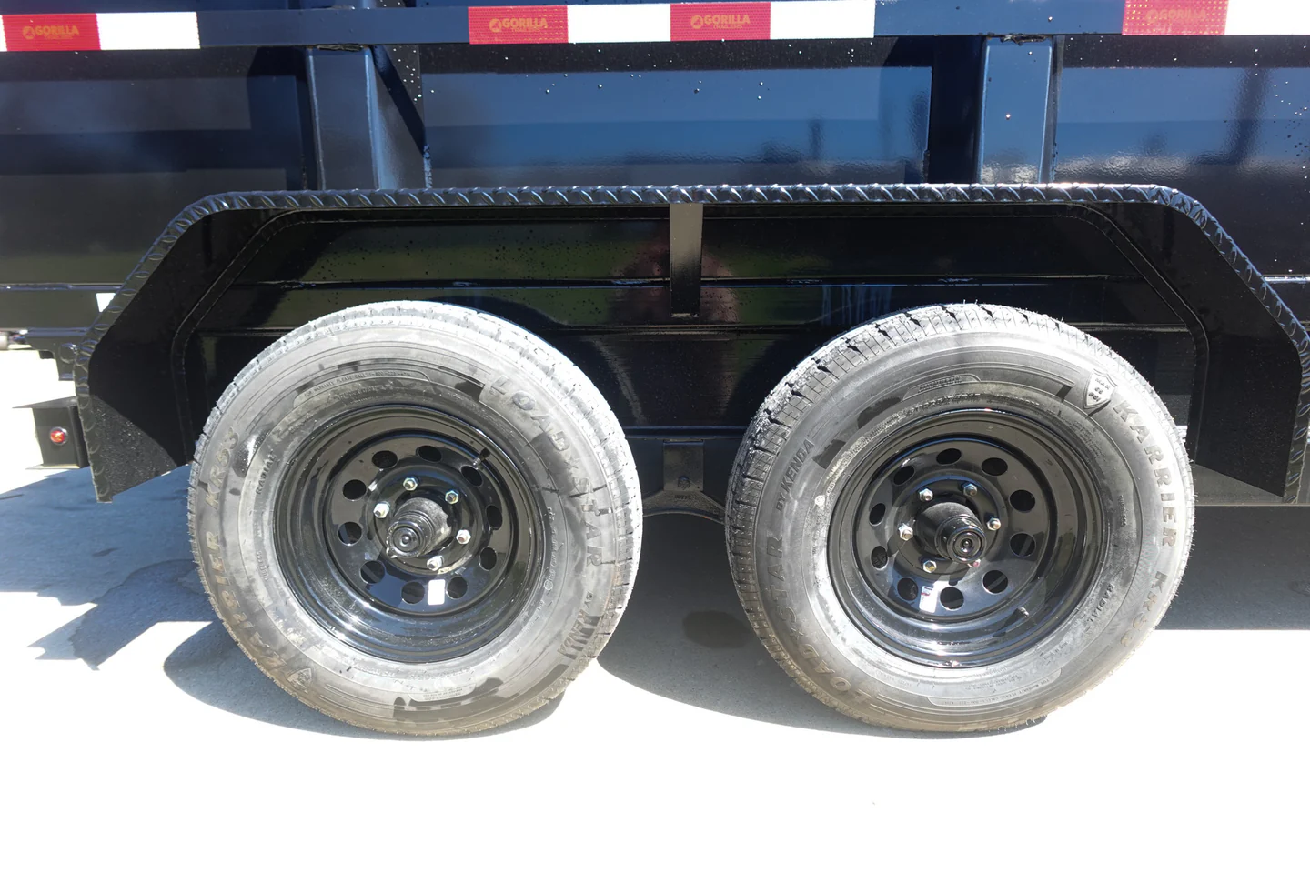 7x16 IBeam Hybrid Hydraulic Dump Trailer with 2ft Sides (2) 6K Axles - Image 2