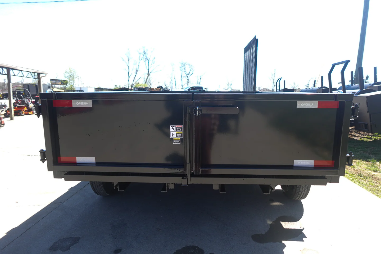 7x16 IBeam Hybrid Hydraulic Dump Trailer with 2ft Sides (2) 6K Axles - Image 5