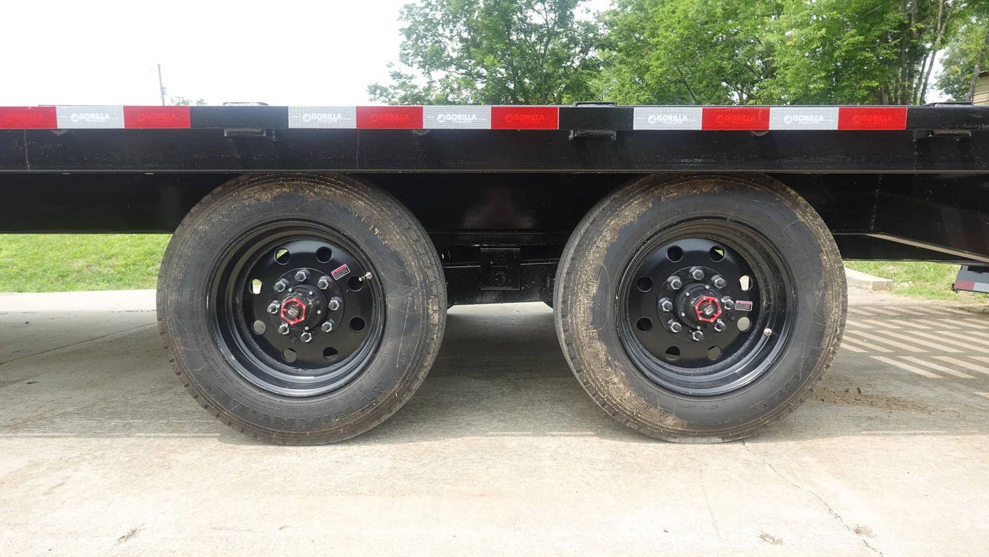 8.5x25 Gooseneck Deckover Dovetail Trailer (2) 10K Axles King Kong Ramps 20K GVWR - Image 2