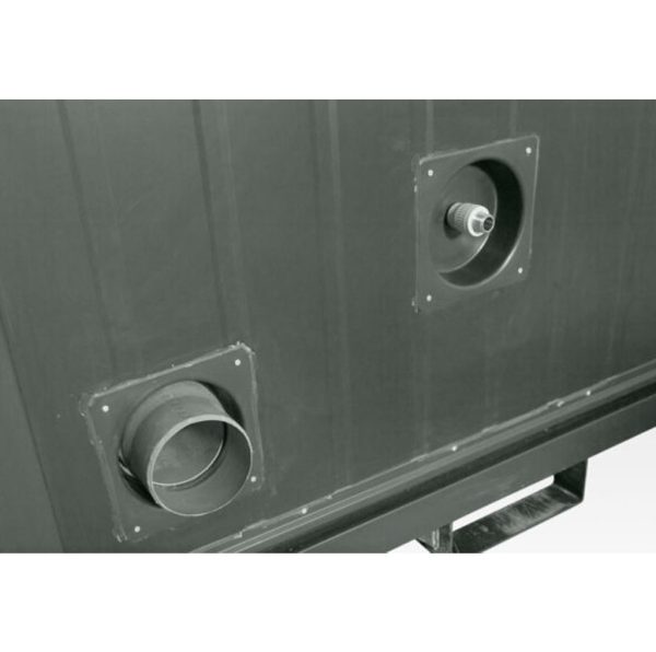 1+1 Double Mains Toilet 8Ft x 5Ft (Bottle Green) - Image 2