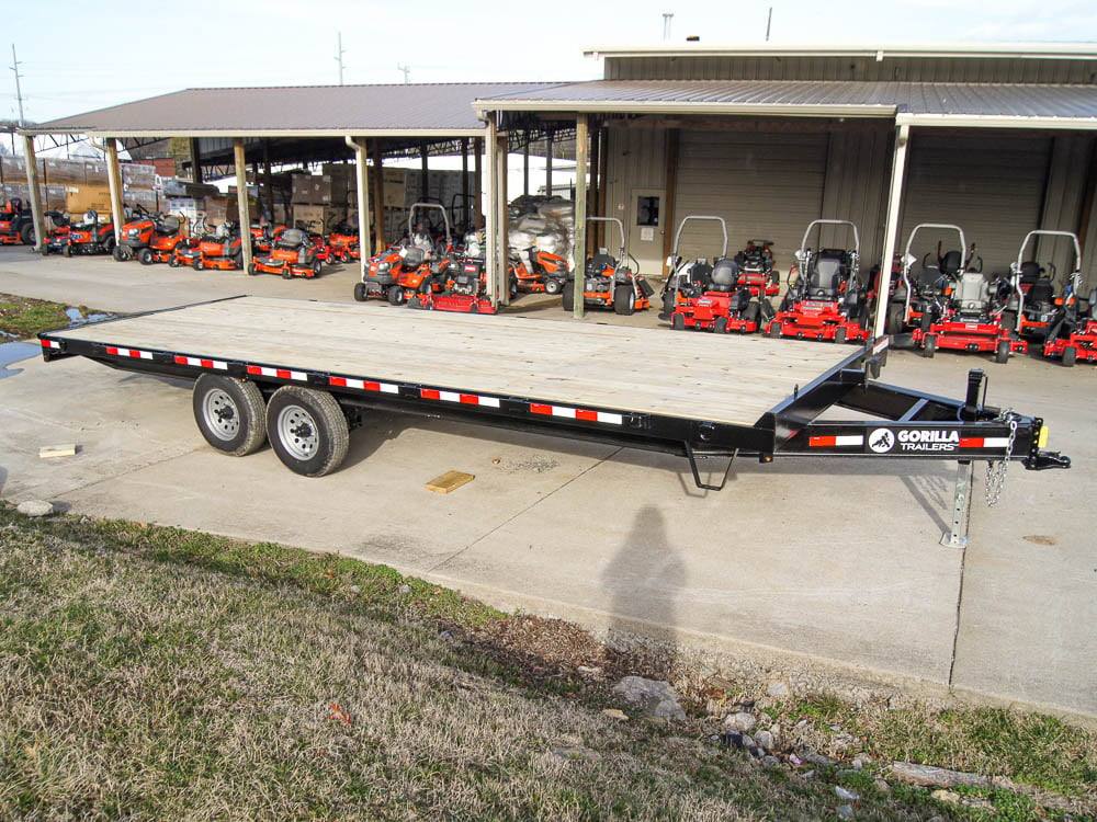 8.5x22 IBeam Deckover Equipment Trailer Straight Deck (2) 5200lb Axles 10K GVWR