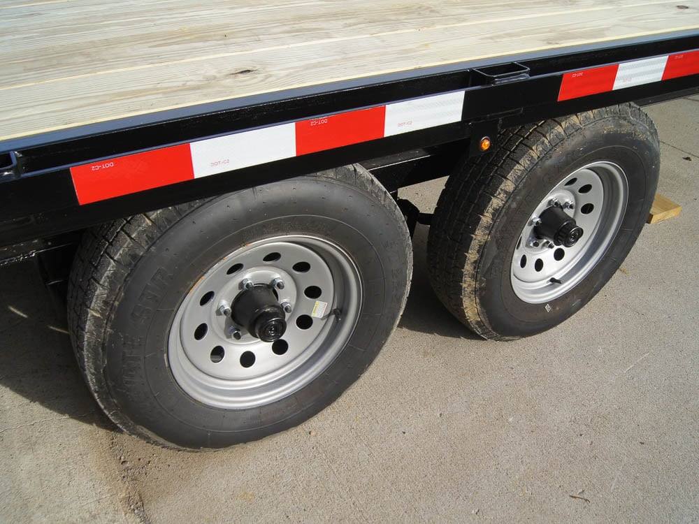 8.5x22 IBeam Deckover Equipment Trailer Straight Deck (2) 5200lb Axles 10K GVWR - Image 4