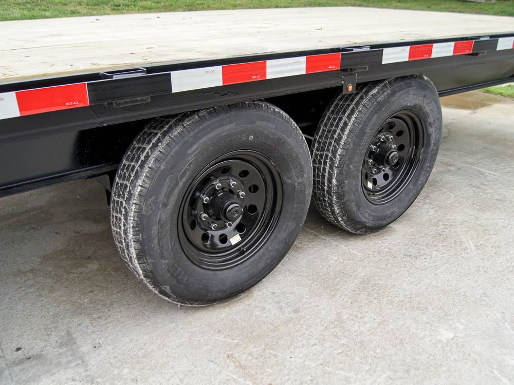 8.5x25 IBeam Gooseneck Straight Deckover Trailer (2) 7K Axles Slide Ramps 14K GVWR - Image 2