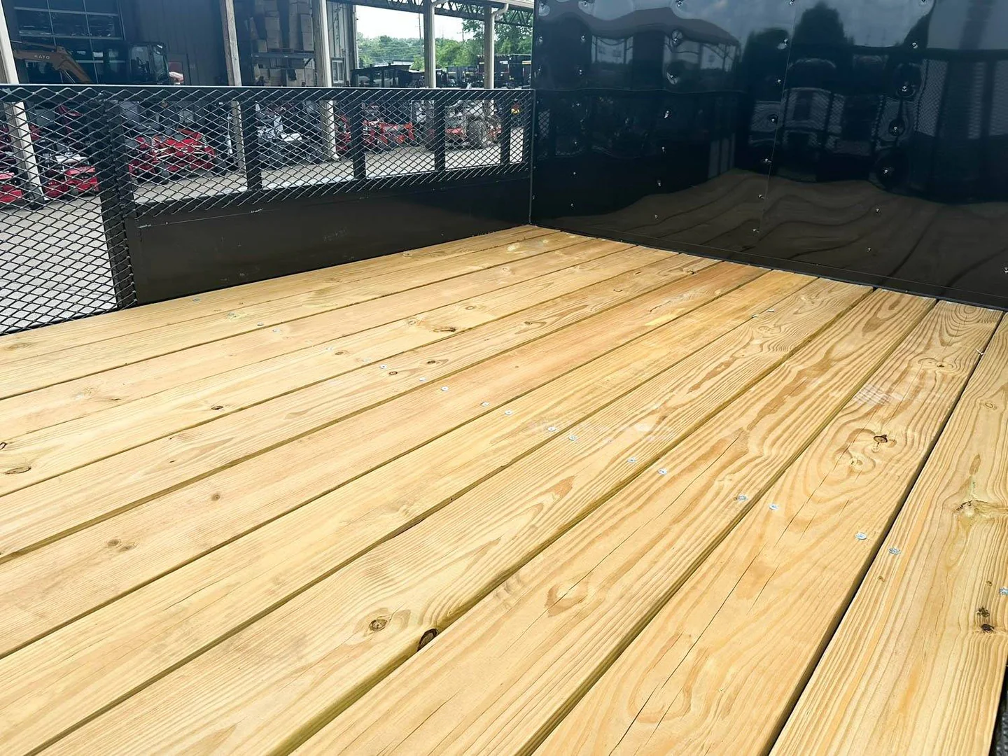 7x18 Black with Blackout Hybrid Enclosed Trailer (2) 7K Axles Storage - Image 5