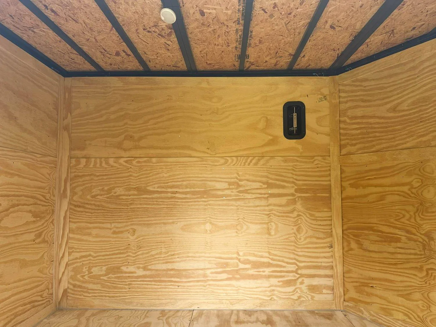 7x18 Black with Blackout Hybrid Enclosed Trailer (2) 7K Axles Storage - Image 4