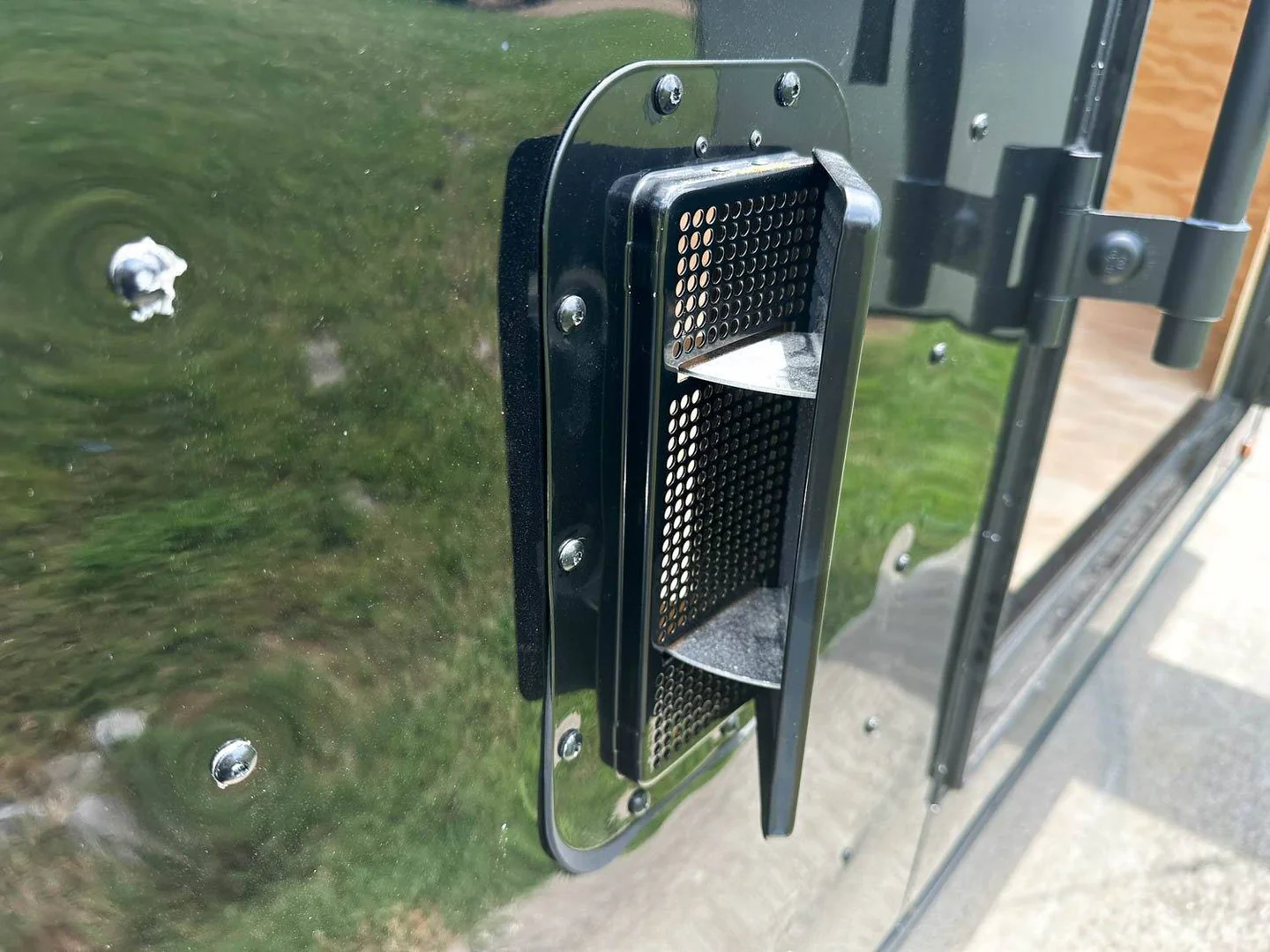 7x18 Black with Blackout Hybrid Enclosed Trailer (2) 7K Axles Storage - Image 3