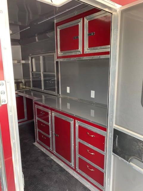 8.5' x 18' Brandy Wine BBQ Porch Concession Food Trailer - Image 8