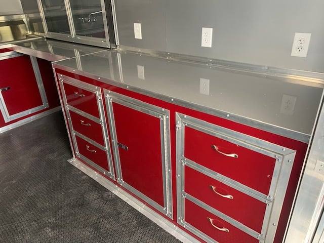 8.5' x 18' Brandy Wine BBQ Porch Concession Food Trailer - Image 11