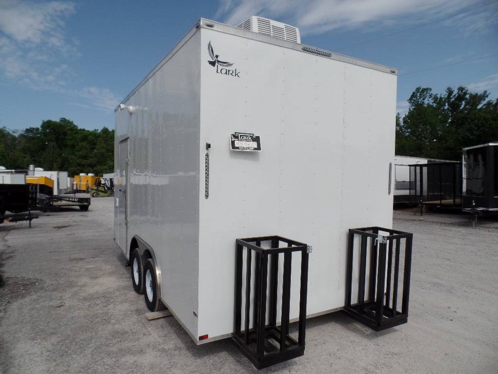 8.5' x 16' Concession Trailer White Food Event Catering - Image 11