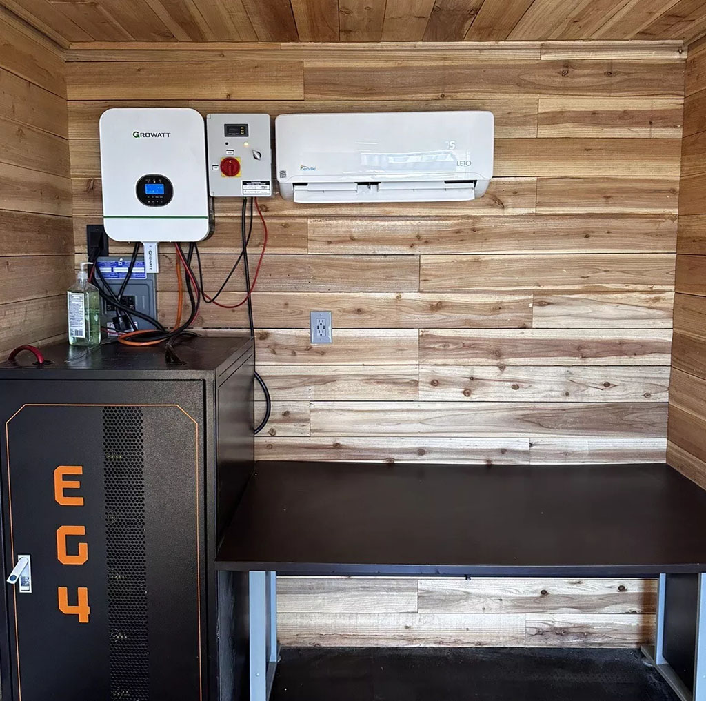 20 ft Shipping Container Office Solar Off Grid Or Grid - Image 4