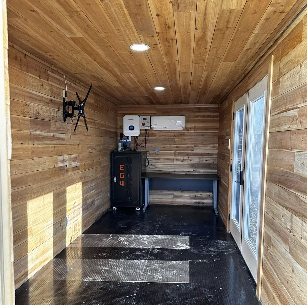 20 ft Shipping Container Office Solar Off Grid Or Grid - Image 3